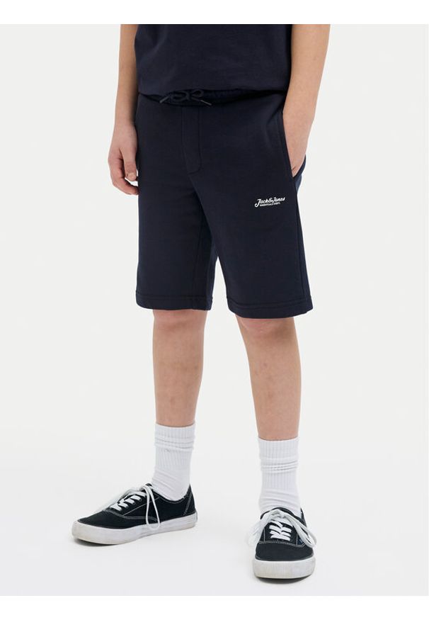 Jack & Jones - Jack&Jones Szorty sportowe Gordon 12270663 Granatowy Slim Fit. Kolor: niebieski. Materiał: bawełna. Styl: sportowy