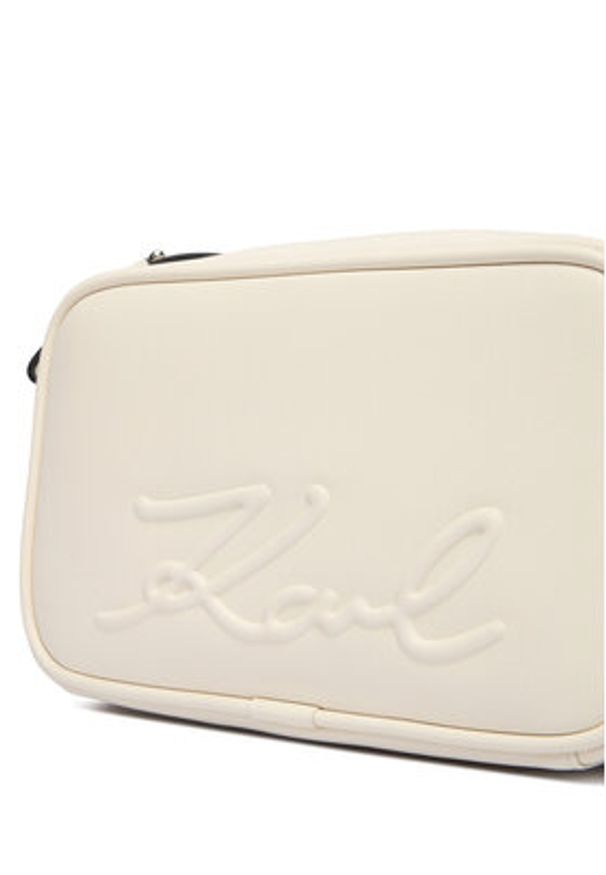 Karl Lagerfeld - KARL LAGERFELD Torebka B1W30069 Biały. Kolor: biały. Materiał: skórzane