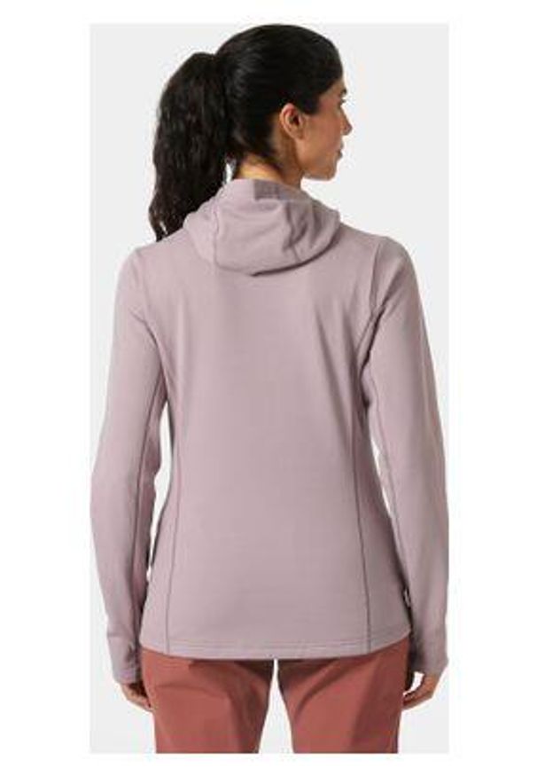 Bluza trekkingowa damska Helly Hansen Versalite Hooded Jacket. Kolor: fioletowy. Materiał: polar. Sport: turystyka piesza