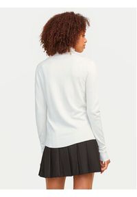 JJXX Golf Ada 12258813 Biały Slim Fit. Typ kołnierza: golf. Kolor: biały. Materiał: wiskoza #5