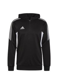 Adidas - Bluza męska adidas Condivo 22 Track Hoodie. Kolor: wielokolorowy, czarny, biały