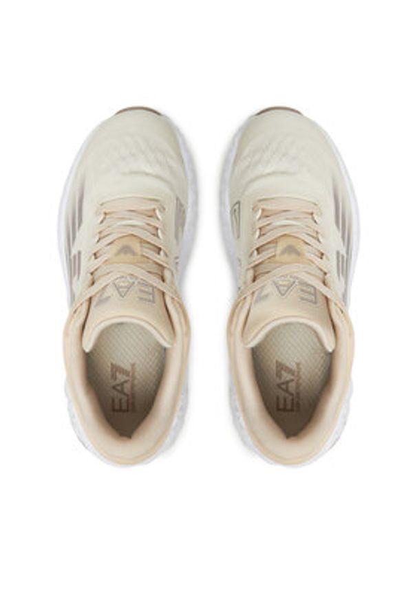 EA7 Emporio Armani Sneakersy X8X239 XK432 R963 Beżowy. Kolor: beżowy. Materiał: materiał