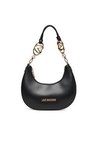 Love Moschino - LOVE MOSCHINO Torebka JC4048PP1NLF0000 Czarny. Kolor: czarny. Materiał: skórzane #6