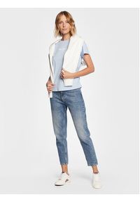 Pepe Jeans T-Shirt Wendy PL505480 Błękitny Regular Fit. Kolor: niebieski. Materiał: bawełna #3