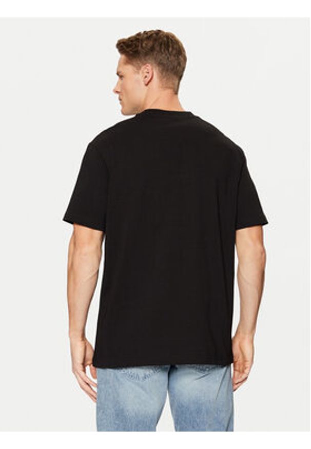 Karl Lagerfeld Jeans T-Shirt A1M17001 Czarny Regular Fit. Kolor: czarny. Materiał: bawełna