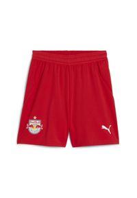 Puma - Młodzieżowe szorty FC Red Bull Salzburg 24/25 PUMA Red White. Kolor: biały, czerwony, wielokolorowy. Sport: piłka nożna