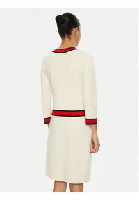 Luisa Spagnoli Sukienka dzianinowa Mauri 100025 Beżowy Regular Fit. Kolor: beżowy. Materiał: wełna #2