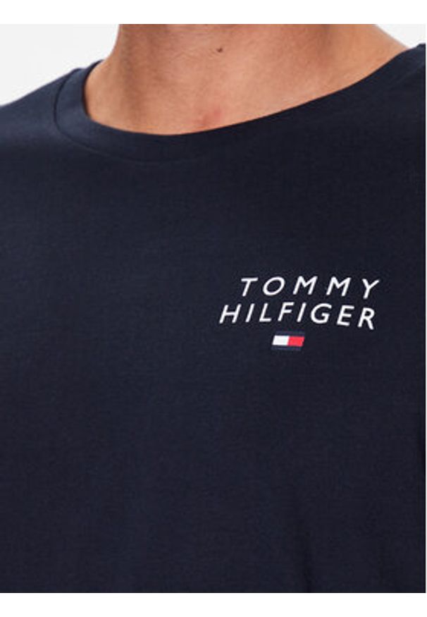 TOMMY HILFIGER - Tommy Hilfiger T-Shirt UM0UM02916 Granatowy Regular Fit. Kolor: niebieski. Materiał: bawełna