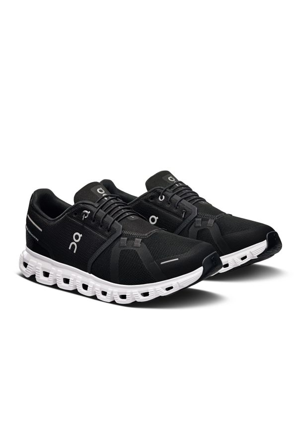 On Cloud 6 M Black | White Sneakersy męskie. Kolor: czarny