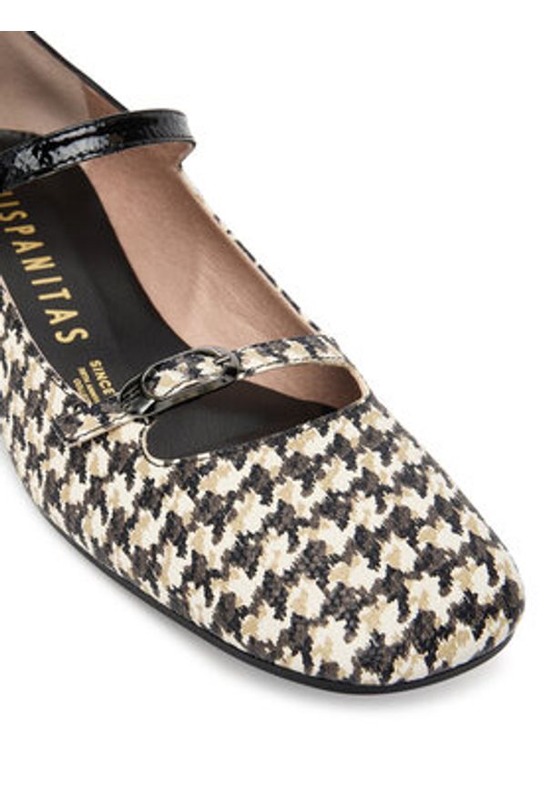 Hispanitas Półbuty HI254207 Kolorowy. Materiał: skóra. Wzór: kolorowy