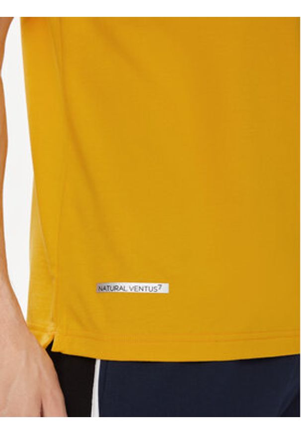 EA7 Emporio Armani Polo 3DPF51 PJULZ 1680 Żółty Regular Fit. Typ kołnierza: polo. Kolor: żółty. Materiał: bawełna