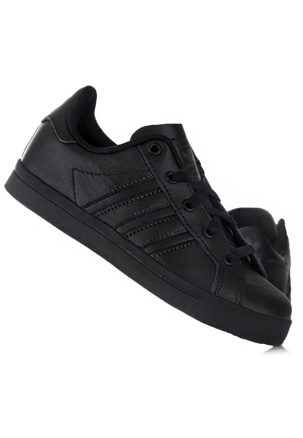 Buty dziecięce sportowe Adidas Coast Star. Kolor: czarny. Sport: turystyka piesza
