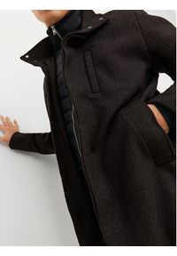 Jack & Jones - Jack&Jones Płaszcz wełniany 12189349 Czarny Regular Fit. Kolor: czarny. Materiał: syntetyk #3