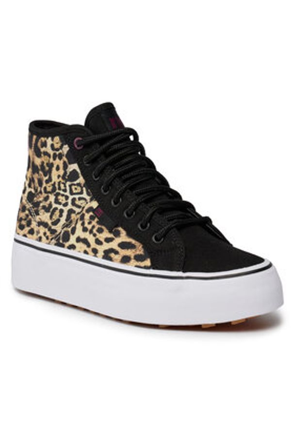 DC Shoes Sneakersy Manual Hi Wnt ADJS300286 Czarny. Kolor: czarny. Materiał: materiał
