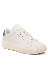 Tommy Jeans Sneakersy Leather Outsole EM0EM01213 Écru. Materiał: skóra #6