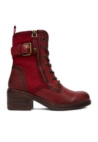 Beverly Hills Polo Club Trzewiki EO-WS12630-01 Czerwony. Kolor: czerwony. Materiał: skóra, materiał #1