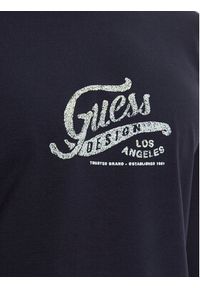 Guess Longsleeve M3YI29 J1314 Granatowy Slim Fit. Kolor: niebieski. Materiał: bawełna. Długość rękawa: długi rękaw #5