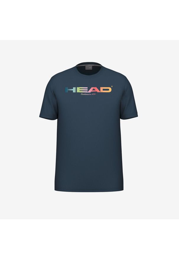 Koszulka Head Rainbow. Kolor: niebieski. Wzór: nadruk. Sport: tenis