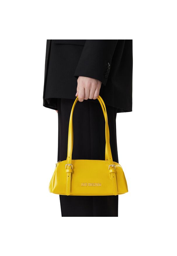 Love Moschino - Torebka LOVE MOSCHINO. Kolor: żółty