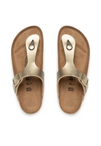 Birkenstock Japonki Gizeh Bs 1016109 Złoty. Kolor: złoty. Materiał: skóra #1
