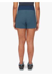 Spodenki turystyczne damskie Rab Momentum Shorts. Kolor: niebieski