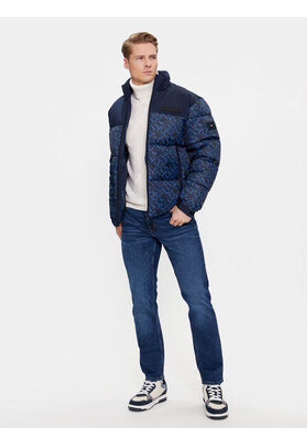 TOMMY HILFIGER - Tommy Hilfiger Kurtka zimowa New York MW0MW33630 Niebieski Regular Fit. Kolor: niebieski. Materiał: syntetyk. Sezon: zima
