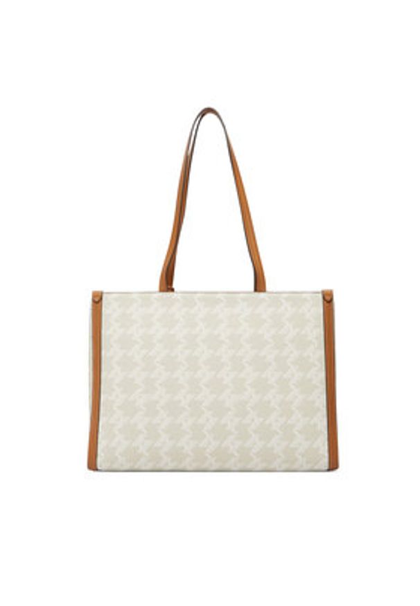 Karl Lagerfeld - KARL LAGERFELD Torebka B3W30136 Kremowy. Kolor: kremowy. Materiał: skórzane