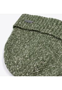 Wittchen - Męska czapka prążkowana zielono-biała. Kolor: biały, zielony, wielokolorowy. Materiał: akryl. Wzór: ze splotem, melanż. Sezon: jesień, zima. Styl: sportowy, elegancki #3