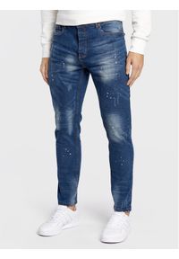 Brave Soul Jeansy MJN-CROSS Granatowy Skinny Fit. Kolor: niebieski