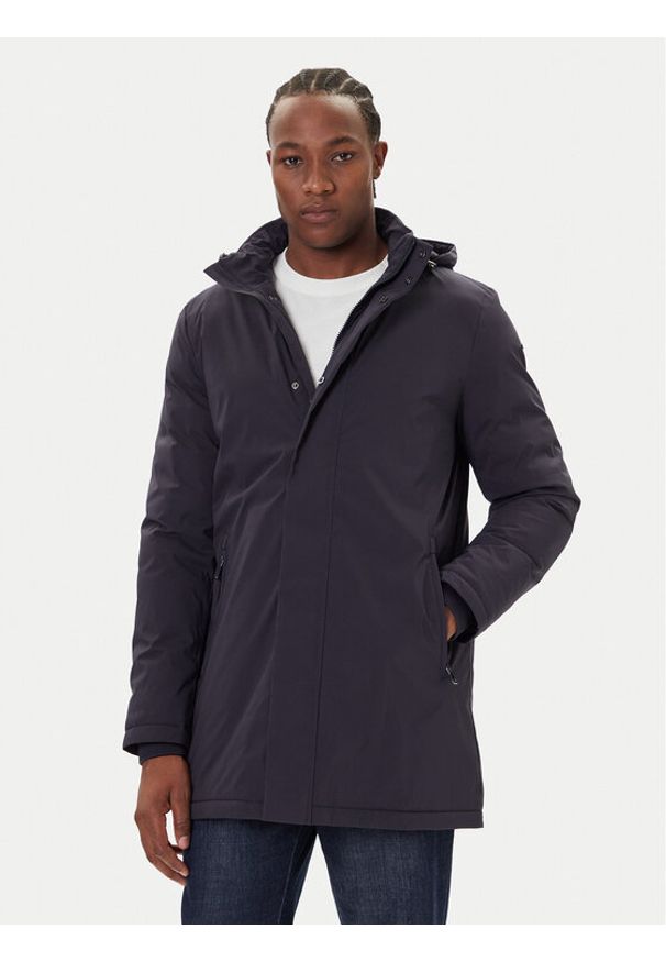 Geox Płaszcz zimowy Aurelio M5625K T3194 F1624 Granatowy Regular Fit. Kolor: niebieski. Materiał: syntetyk. Sezon: zima