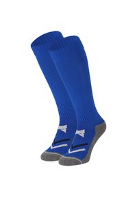 XTREME - Skarpety piłkarskie – 2 pary – Skarpety piłkarskie – Uniseks. Kolor: niebieski. Materiał: poliamid, elastan, poliester, bawełna. Sport: piłka nożna