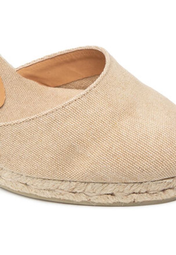 Castañer Espadryle Carina/8/002 021642-2017 Beżowy. Kolor: beżowy. Materiał: materiał