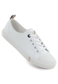 Big-Star - Trampki niskie damskie ekoskóra białe Big Star TT274023. Kolor: biały. Materiał: skóra ekologiczna. Sezon: lato. Styl: sportowy #1