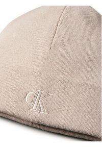 Calvin Klein Czapka LV04D8020G Beżowy. Kolor: beżowy. Materiał: wiskoza, materiał