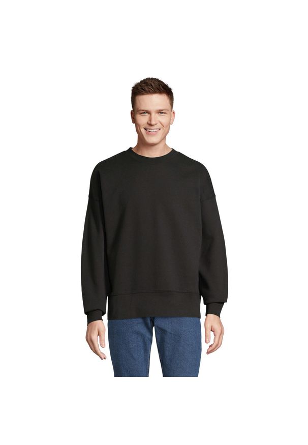 SOL'S - Bluza Z Okrągłym Dekoltem Dla Dorosłych Unisex Authentic. Kolor: czarny