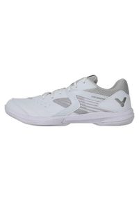 Victor - Buty do badmintona dla dorosłych VICTOR S35 A. Kolor: biały, wielokolorowy. Materiał: tkanina, materiał, skóra, syntetyk