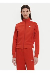 Puma Bluza T7 Always On 629796 Czerwony Regular Fit. Kolor: czerwony. Materiał: syntetyk