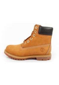 Buty trekkingowe Timberland Premium 6. Kolor: brązowy. Materiał: skóra, nubuk