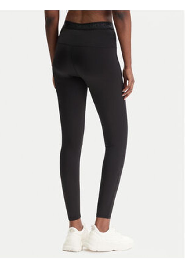 MICHAEL Michael Kors Legginsy MR631X5KND Czarny Slim Fit. Kolor: czarny. Materiał: syntetyk