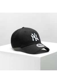 Czapka z daszkiem do baseballa dla mężczyzn i kobiet New Era MLB New York Yankees. Kolor: czarny. Materiał: materiał, bawełna