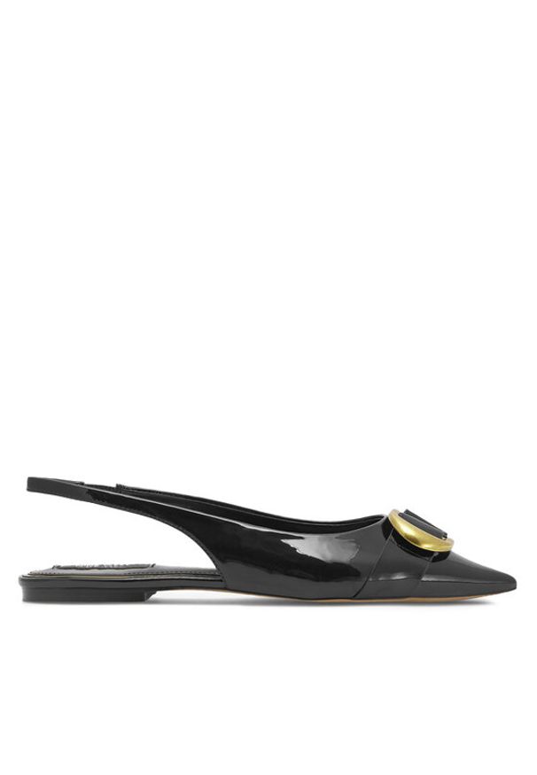 Nine West Baleriny WFA2551-1 Czarny. Kolor: czarny. Materiał: skóra