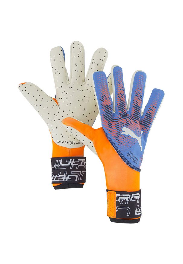 Puma - Rękawice bramkarskie PUMA Ultra Ultimate1 NC. Kolor: pomarańczowy, niebieski, wielokolorowy. Sport: piłka nożna