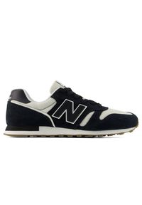 Buty unisex New Balance M3734R9 – czarne. Okazja: na co dzień. Kolor: czarny. Materiał: guma, zamsz. Szerokość cholewki: normalna. Model: New Balance 373 #1