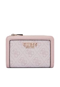 Guess Portfel Lindsey Slg SWSG97 49156 Różowy. Kolor: różowy. Materiał: skóra #1