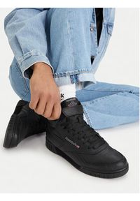Reebok Sneakersy SS-EX-O-FIT HI 100000109 Czarny. Kolor: czarny. Materiał: skóra #8