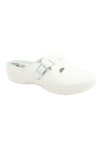 Befado obuwie damskie 157D003 białe. Kolor: biały. Materiał: skóra #1