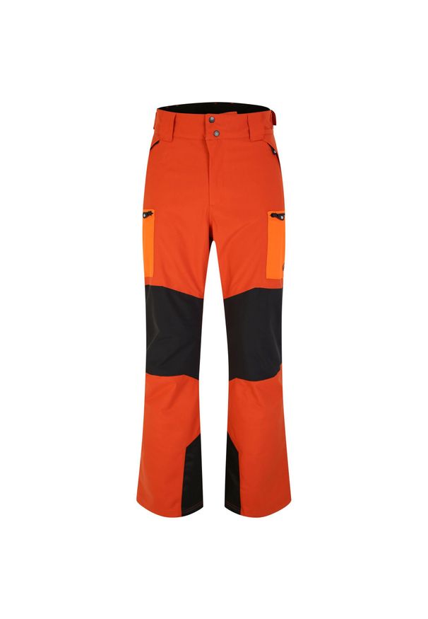 DARE 2B - Męskie spodnie narciarskie Baseplate. Kolor: pomarańczowy. Sport: narciarstwo