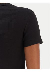 Guess T-Shirt W6RI22 KA0H1 Czarny Slim Fit. Kolor: czarny. Materiał: bawełna #4