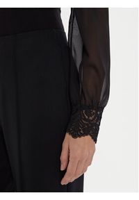 Morgan Bluzka 252-TRIBO Czarny Slim Fit. Kolor: czarny. Materiał: wiskoza #4