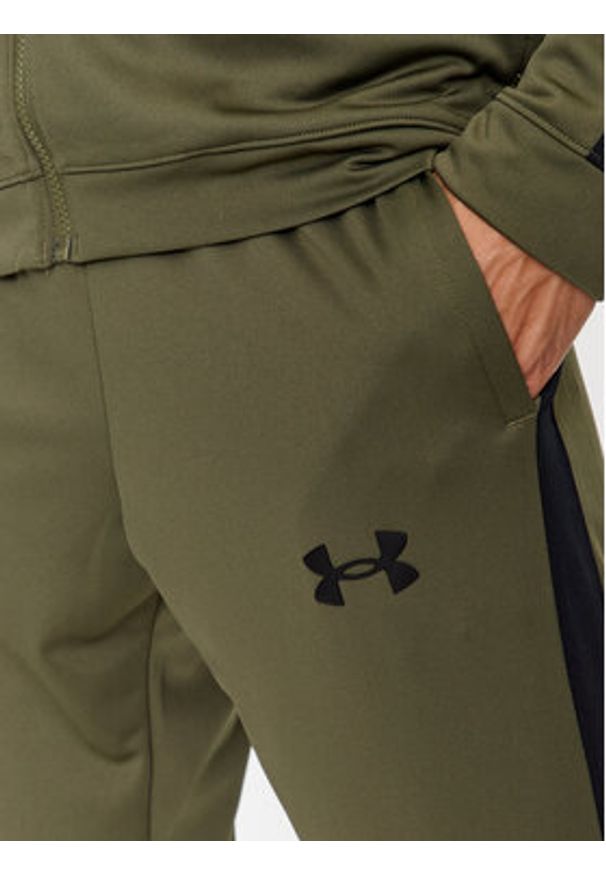 Under Armour Dres Ua Knit Track Suit 1357139 Khaki Fitted Fit. Kolor: brązowy. Materiał: syntetyk